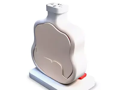 Cybernetic Organism Anatomy Model Low-poly 3D model