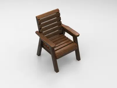 Garden chair Free 3D print model