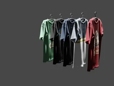 3D model of Shirt for sell  Low-poly 3D model