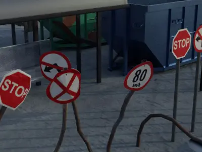 City assets 3D model