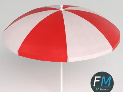 Beach umbrella 3D model