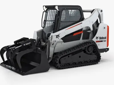  Bobcat T590 Compact Track Loader and Attachments Equipment 