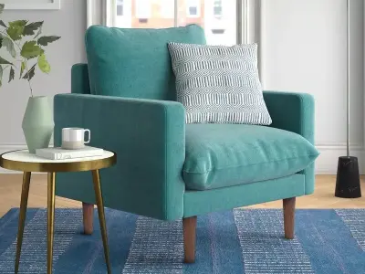 Brympton 34 Wide Armchair 3D model