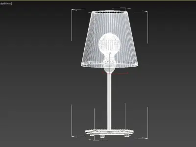 DAMASCO 1 Table lamp 3D model