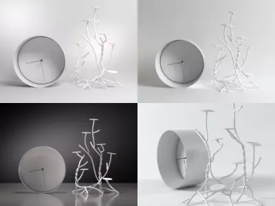 Morning set 01 3D model