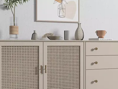 Side cabinet 3D model