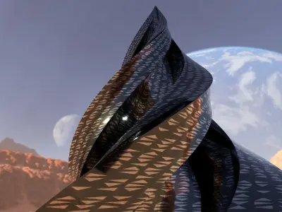Metal Pyramid 3D model