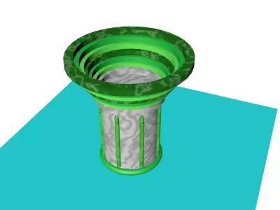 Flower bed 3D model purchase