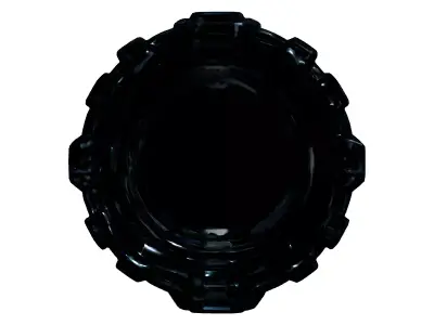 SciFi Spaceship Viewport Window Low-poly 3D model