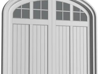 Automatic Classic Modern Garage Doors  3D model