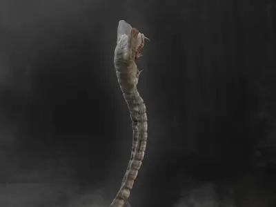 Hammerpede -  Prometheus Low-poly 3D model