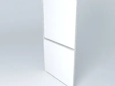 Partition with glass Free 3D model