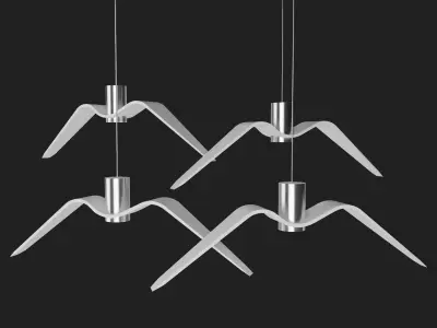 Night birds 3D model