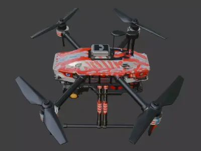 DJI Mavic Drone 3d model 3D model
