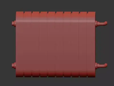 Modern Panel Radiator 3D model