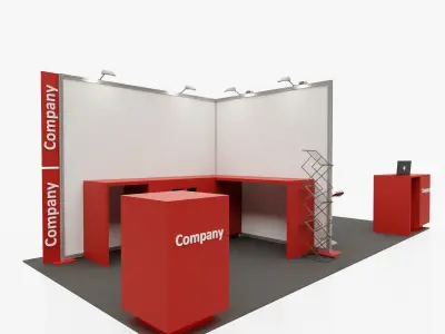Exhibition stand 3 3D model