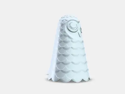 SOLBO LED table lamp Low-poly 3D model