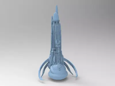 Castle bright Moon full 4 3D model