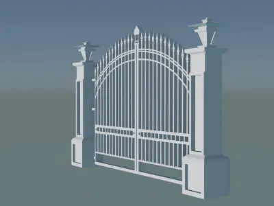 Classic Gate Door 3D print model