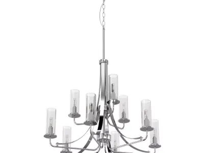 Progress Lighting Riley chandelier 3D model