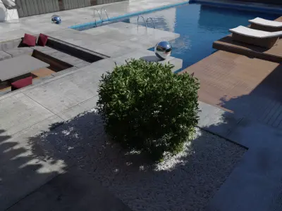 Modern Minimalist Villa with Swimming Pool  3D model