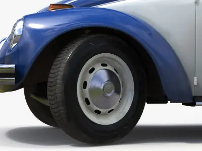  Retro Volkswagen Cars Rigged Collection 2 