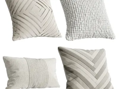 Seat Pillows Set 5 3D model