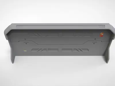 sci fi door 3 3D model