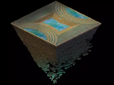 Titan Temple - Shitai 10 3D model
