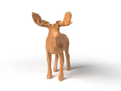 MooseII Low Poligonal Low-poly 3D model