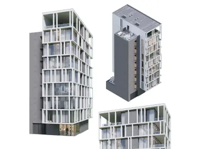 Residential building 1 3D model