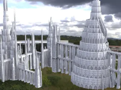 Babylon Collection 3 aqueduct series 3D model