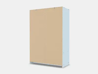 KLEPPSTAD Wardrobe with sliding doors 3D model