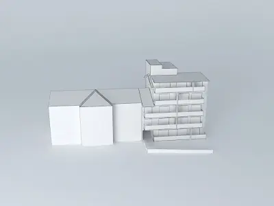 Riga, Senchu ​​street 7 9 Free 3D model