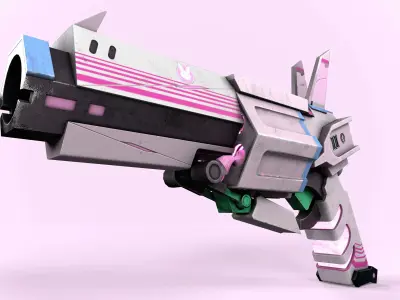 WhiteRabbit PBR Game-Ready Low-poly 3D model