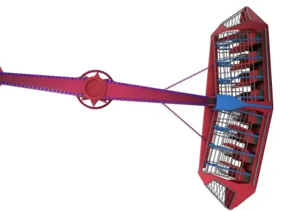 Attraction Cabin 3D model