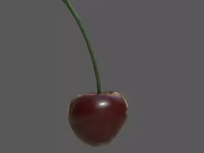 Cherry Low-poly 3D model