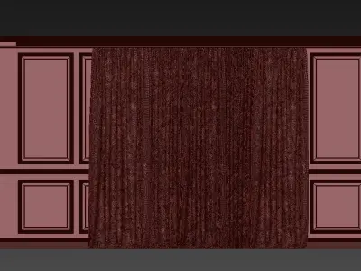 Curtain Set 291 3D model