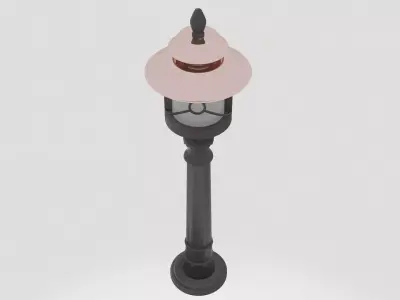 garden lamp 3D model buy