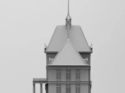 Moulinsart Marlinspike Chateau 3D print model