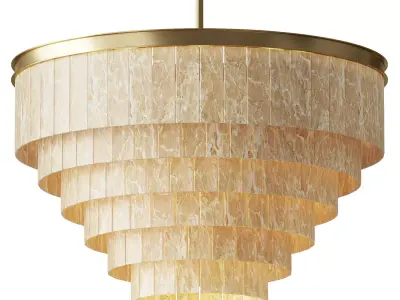 Morsale Berkley Marble Chandelier 3D model