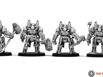 Ironblood - Exoloader squad builder 3D print model