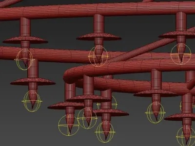 Stardust ceiling 3D model