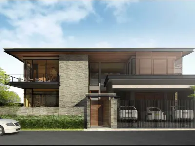 CONTEMPORARY HOUSES 3D model