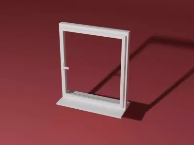 Window shelf 3D model
