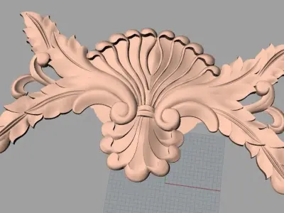 3D carved model furniture 3D design used for artcam aspire E842 3D model