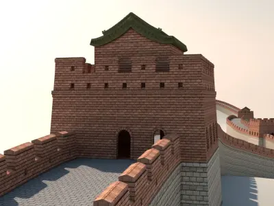 Great Wall Of China 3D model