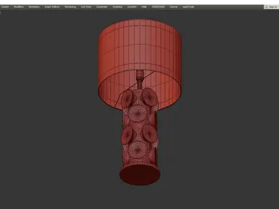 CURREY AND COMPANY TENTECOLO TABLE LAMP Low-poly 3D model