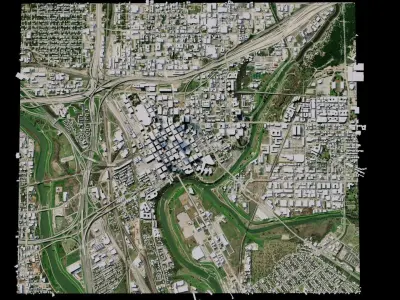Fort Worth - USA 3D model