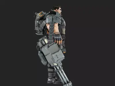 Punisher 3D model